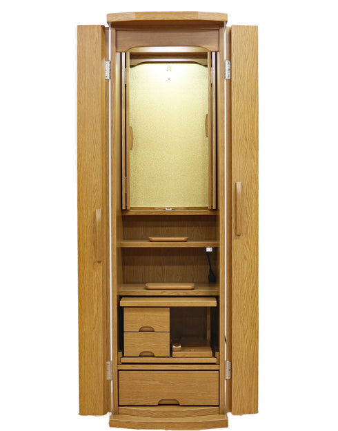 Soka Gakkai Furniture-style Buddhist Altar "Respe" Manually-operated Cabinet Door Available in 2 Colors